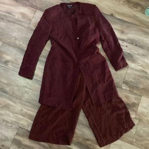 Patrick Collection Vintage 100% Pure Silk Pants & Jacket Set